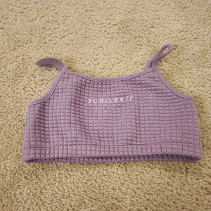 Jubilee Lilac Purple Sports Bra Top Size XS #Q348